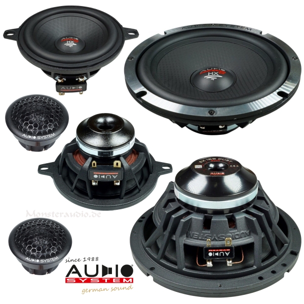 Audio System HX 165 Dust 3-WAY EVO 3 high-end 16,5cm 3-Wege Lautsprecher 165mm HX-165